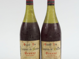 Vente aux enchères 2 BOUTEILLES BEAUNE HOSPICES DE BEAUNE 'CUVÉE BRUNET' JOSEPH DROUHIN -
