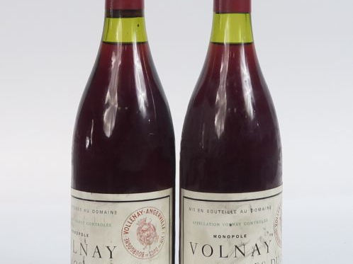 2 BOUTEILLES VOLNAY 'CLOS DES DUCS' MARQUIS D'ANGERVILLE - 1974 - 2 à 