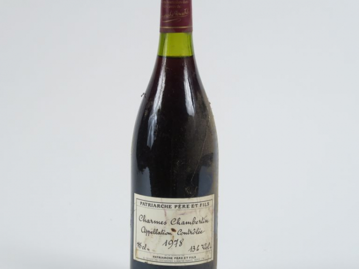 1 BOUTEILLE CHARMES CHAMBERTIN PATRIARCHE PÈRE   FILS - 1978