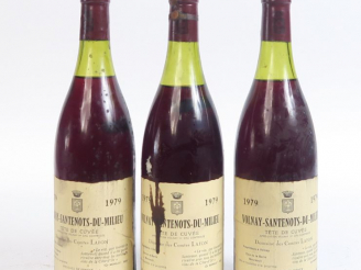 Vente aux enchères 3 BOUTEILLES VOLNAY SANTENOTS DU MILIEU 'TÊTE DE CUVÉE' DOMAINE DES CO
