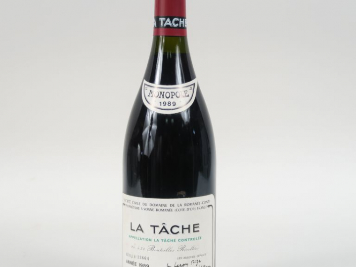 1 BOUTEILLE LA TÂCHE DOMAINE DE LA ROMANÉE CONTI - 1989 - 1,5 CM