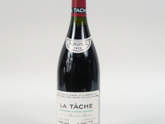 Vente aux enchères 1 BOUTEILLE LA TÂCHE DOMAINE DE LA ROMANÉE CONTI - 1989 - 1,5 CM