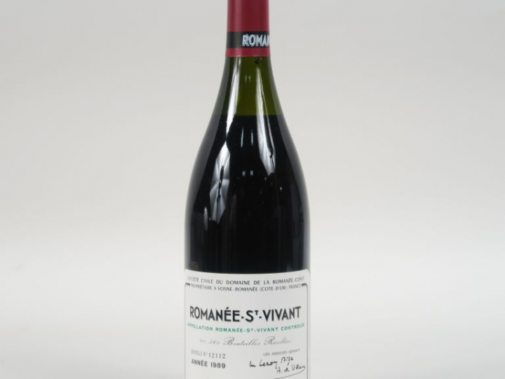 1 BOUTEILLE ROMANÉE ST VIVANT DOMAINE DE LA ROMANÉE CONTI - 1989 - 3,8