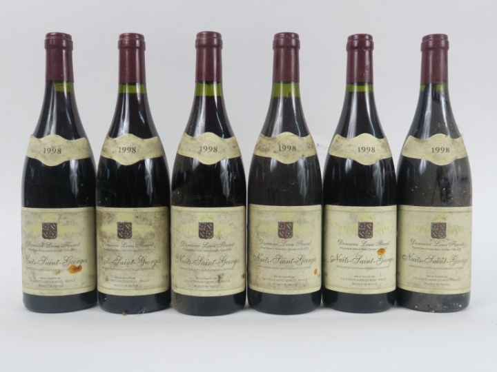 6 BOUTEILLES NUITS ST GEORGES DOMAINE FLEUROT - 1998