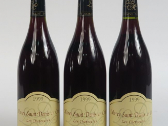 Vente aux enchères 3 BOUTEILLES MOREY ST DENIS 'LES CHENEVERYS' LIGNIER MICHELOT - 1999 -