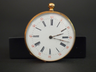 Vente aux enchères Montre de gousset en or, cuvette métal. poids tel : 51,48 g