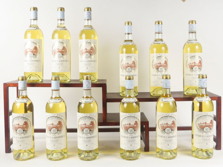 12 BOUTEILLES CHÂTEAU CARBONNIEUX GCC GRAVES - 1986 - CBO
