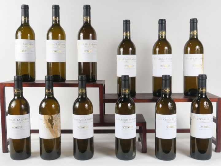 12 BOUTEILLES CHÂTEAU LA GARDE 'RESERVE DU CHÂTEAU'  GRAVES - 1994 - C