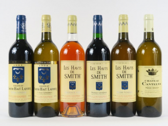 Vente aux enchères 6 BOUTEILLES SMITH HAUT LAFITTE GRAVES : 1 CHÂTEAU ROUGE 1993 BG - 1 C