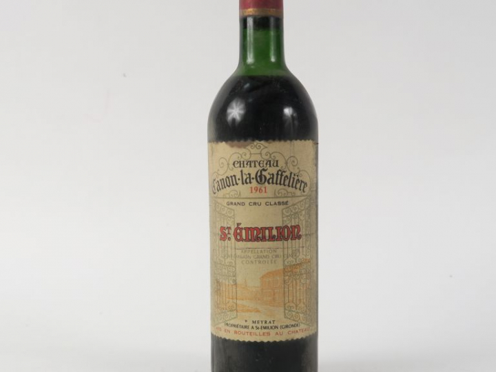 1 BOUTEILLE CHÂTEAU CANON LA GAFFELIERE GCC ST EMILION - 1961 - HEP