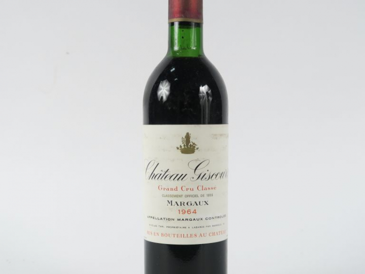 1 BOUTEILLE CHÂTEAU GISCOURS GCC MARGAUX - 1964 - LB