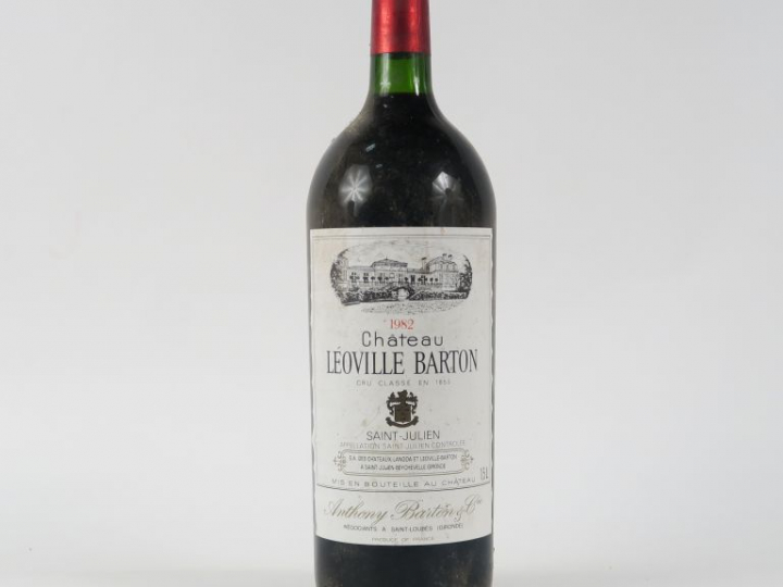 1 MAGNUM CHÂTEAU LEOVILLE BARTON GCC ST JULIEN - 1982 - BG+