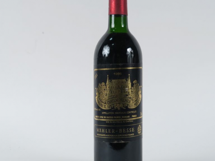 1 BOUTEILLE CHÂTEAU PALMER GCC MARGAUX - 1986 - HEP