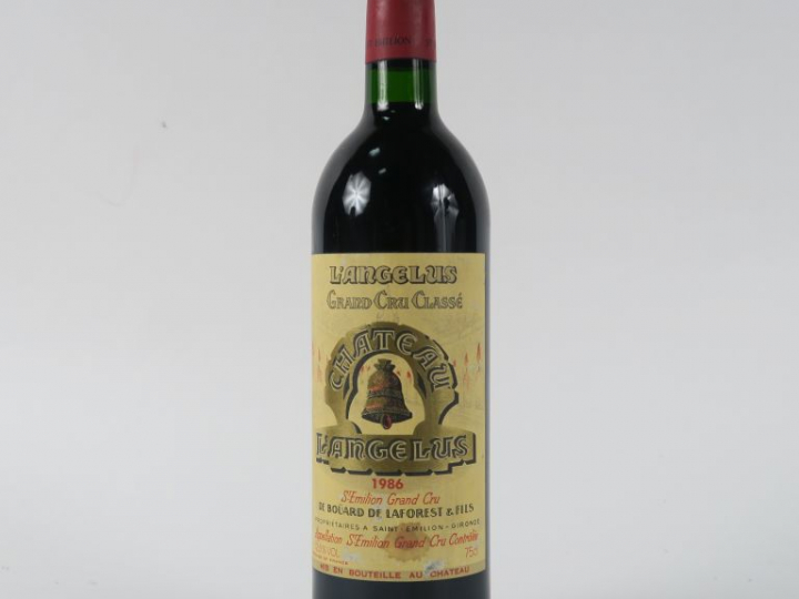 1 BOUTEILLE CHÂTEAU L'ANGELUS GC ST EMILION - 1986 -BG+