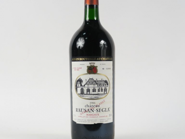 1 MAGNUM CHÂTEAU RAUSAN SEGLA GCC MARGAUX - 1986 - BG+
