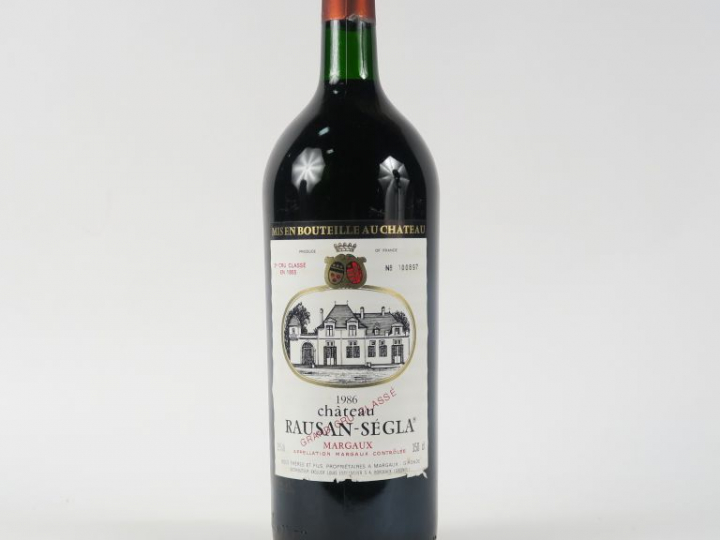1 MAGNUM CHÂTEAU RAUSAN SEGLA GCC MARGAUX - 1986 - BG+