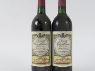 Vente aux enchères 2 BOUTEILLES CHÂTEAU RAUZAN GASSIES GCC MARGAUX - 1986 - BG