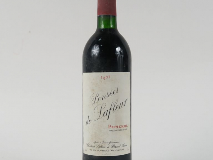1 BOUTEILLE LES PENSEES DE LAFLEUR POMEROL - 1987 - BG