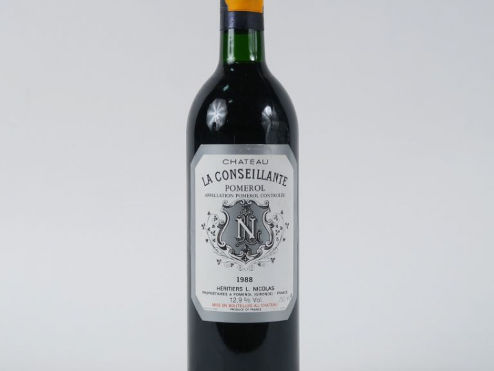 1 BOUTEILLE CHÂTEAU LA CONSEILLANTE POMEROL - 1988 - BG+