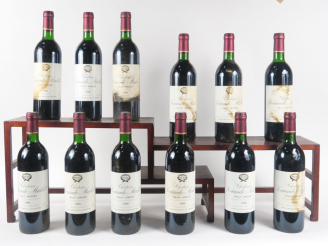 Vente aux enchères 12 BOUTEILLES CHÂTEAU SOCIANDO MALLET HAUT MEDOC - 1988 - CBO - 11 BG/