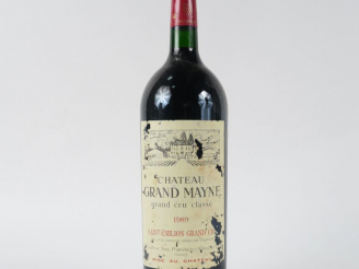 Vente aux enchères 1 MAGNUM CHÂTEAU GRAND MAYNE GC ST EMILION - 1989 - CBO - ELA