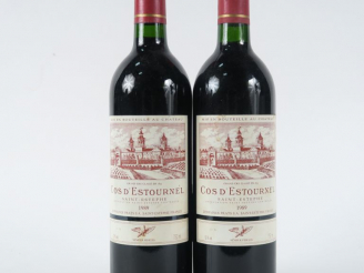 Vente aux enchères 2 BOUTEILLES CHÂTEAU COS D'ESTOURNEL GCC ST ESTEPHE - 1989