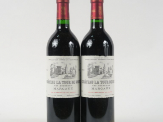 Vente aux enchères 2 BOUTEILLES CHÂTEAU LA TOUR DE MONS CB MARGAUX - 1993