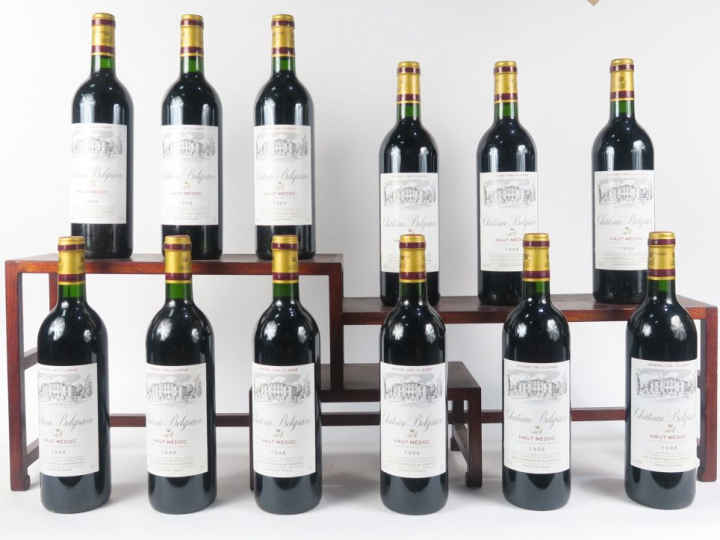 12 BOUTEILLES CHÂTEAU BELGRAVE GCC HAUT MEDOC - 1998 - CBO - BG