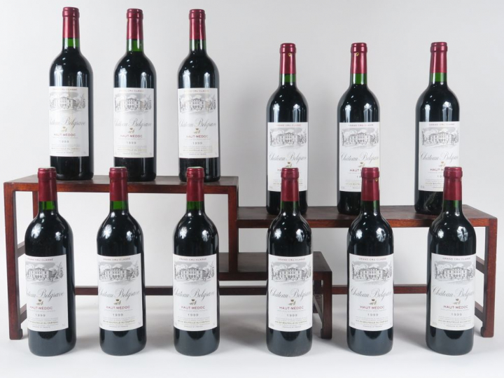 12 BOUTEILLES CHÂTEAU BELGRAVE GCC HAUT MEDOC - 1999 - CBO