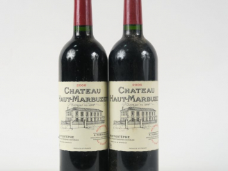 Vente aux enchères 2 BOUTEILLES CHÂTEAU HAUT MARBUZET ST ESTEPHE - 2006