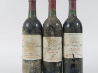 Vente aux enchères 3 BOUTEILLES CHÂTEAU HAUT BAGES LIBERAL GCC PAUILLAC : 1 de 1984 - 1 d
