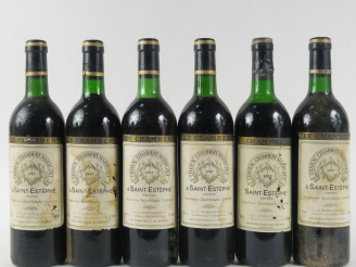 Vente aux enchères 6 BOUTEILLES CHÂTEAU CHAMBERT MARBUZET ST ESTEPHE - 5 de 1987 BG/1 de 