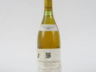 Vente aux enchères 1 BOUTEILLE CORTON CHARLEMAGNE GC CHANSON - 1974 - ELA