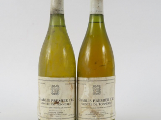 Vente aux enchères 2 BOUTEILLES CHABLIS 1er CRU ' MONTEE DE TONNERRE' DOMAINE SERVIN - NM