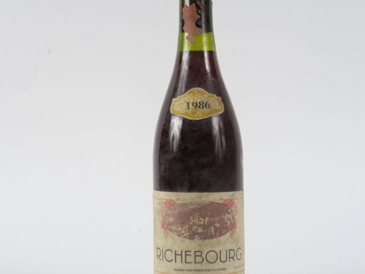 1 BOUTEILLE RICHEBOURG CHARLES NOELLAT - 1986 - 2,5 CM/CAPS CIRE AB