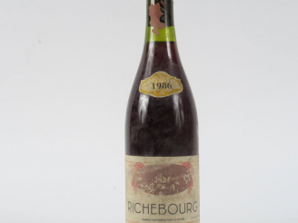 Vente aux enchères 1 BOUTEILLE RICHEBOURG CHARLES NOELLAT - 1986 - 2,5 CM/CAPS CIRE AB