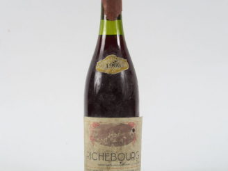 Vente aux enchères 1 BOUTEILLE RICHEBOURG CHARLES NOELLAT - 1986 - 2,5 CM/CAPS CIRE AB