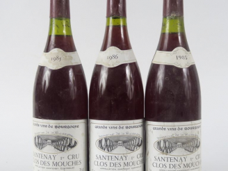 Vente aux enchères 3 BOUTEILLES SANTENAY 1er CRU 'CLOS DES MOUCHES' JEAN MOREAU : 2 de 19