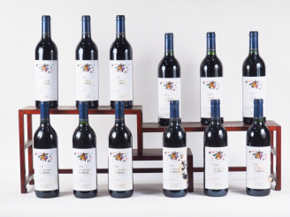 Vente aux enchères 12 BOUTEILLES CORNAS 'LES RUCHETS' JEAN LUC COLOMBO - 1991 - CBO - 2 E