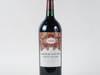 Vente aux enchères 1 MAGNUM CHÂTEAU COUSSIN 'SAINTE VICTIOIRE' CÔTES DE PROVENCE - 1996 -