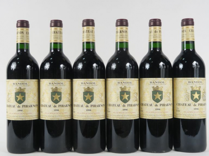 6 BOUTEILLES CHÂTEAU DE PIBARNON BANDOL - 1998