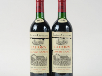 Vente aux enchères 2 BOUTEILLES CLOS DE GAMOT 'CUVÉE DU CENTENAIRE' CAHORS - 1985 - CBO -