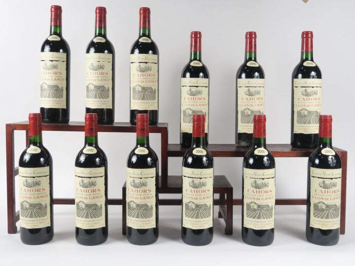 12 BOUTEILLES CLOS DE GAMOT 'CUVÉE DU CENTENAIRE' CAHORS - 2000 - CBO