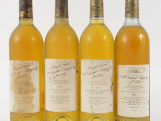 Vente aux enchères 4 BOUTEILLES GAILLAC DOUX ROBERT PLAGEOLLES   FILS : 1 MOELLEUX de 198