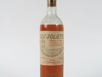 Vente aux enchères 1 BOUTEILLE CLOS JOLIETTE JURANCON - 1959 - BEP/VIDANGE