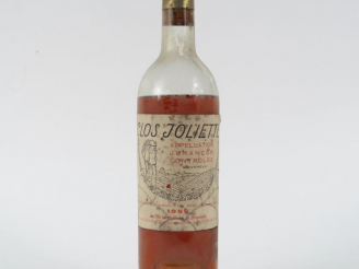 Vente aux enchères 1 BOUTEILLE CLOS JOLIETTE JURANCON - 1966 - VIDANGE