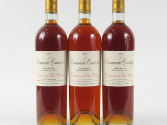 Vente aux enchères 3 BOUTEILLES QUINTESSENCE DU PETIT MANSENG DOMAINE CAUHAPE JURANCON - 