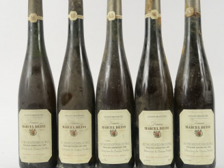 Vente aux enchères 5 BOUTEILLES SCHOENENBOURG RIESLING SELECTION DE GRAINS NOBLES GC MARC