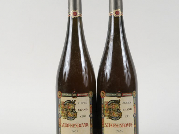 2 BOUTEILLES SCHOENENBOURG GC MARCEL DEISS - 2005