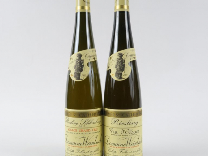 2 BOUTEILLES RIESLING DOMAINE WEINBACH FALLER CLOS DE CAPUCINS CUVÉE S
